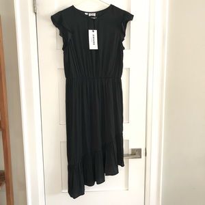 💠 Aware by Vero Moda Black Dot MIDI Dress